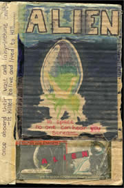 front cover of the alien graphic novel