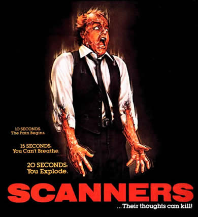 scanners movie poster